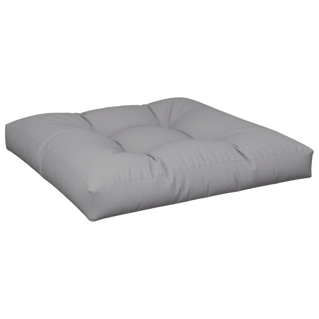Vidaxl Pallet cushion 80x80x12 cm Fabric Gray