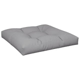 Vidaxl Pallet cushion 80x80x12 cm Fabric Gray