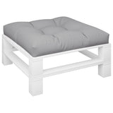 Vidaxl Pallet cushion 80x80x12 cm Fabric Gray