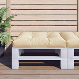 Vidaxl Pallet cushion 80x80x12 cm Fabric Beige