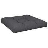 Vidaxl Pallet cushion 80x80x12 cm Fabric Black