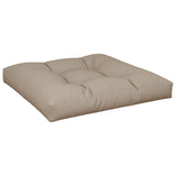 Vidaxl Pallet cushion 80x80x12 cm Fabric taupe