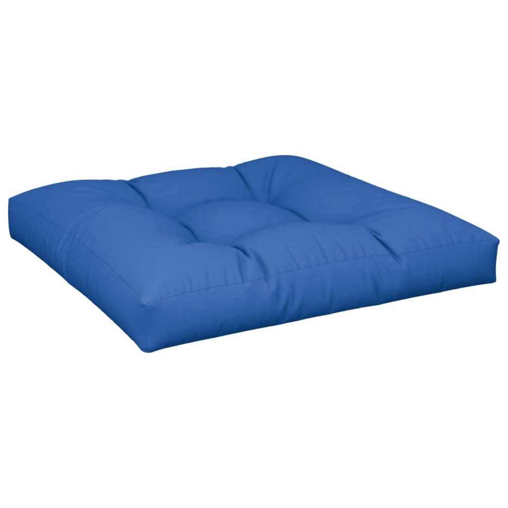 VidaXL Pallet cushion 80x80x12 cm Fabric royal blue