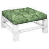 BIDAXL PALLET CUDHION Bladmönster 80x80x12 cm tyg