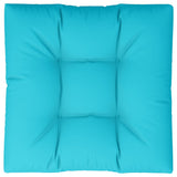 Vidaxl pallpute 80x80x12 cm stoff turkis