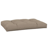 Vidaxl paleta blazina 120x80x12 cm tkanina taupe