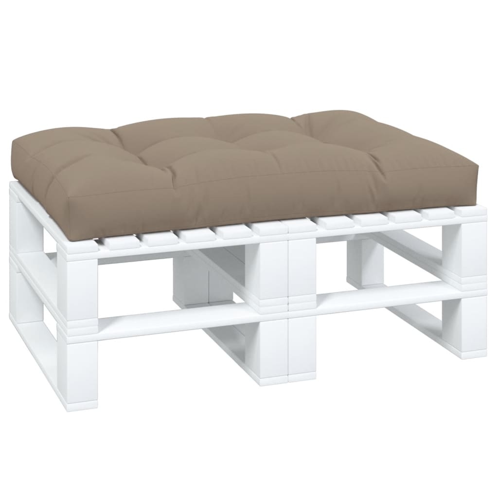Vidaxl Pallet cushion 120x80x12 cm Fabric taupe