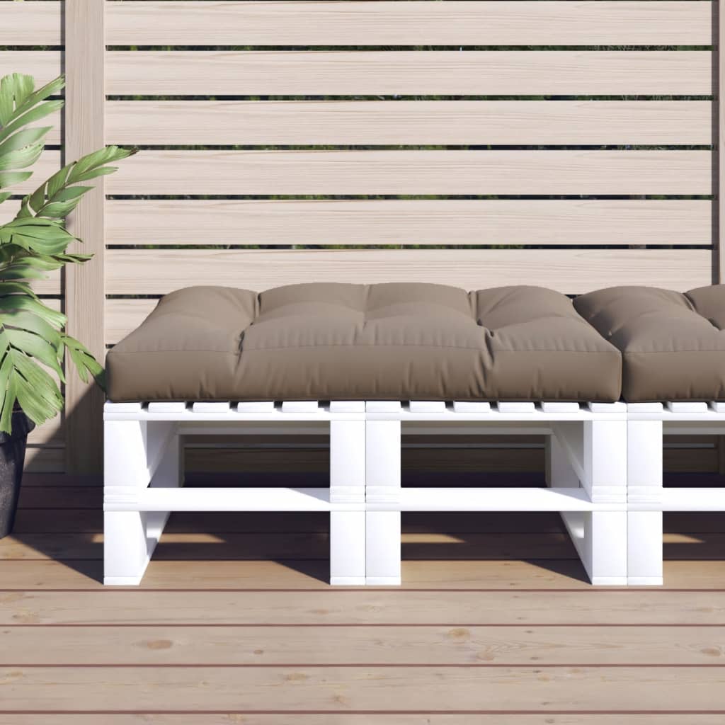 Vidaxl Pallet cushion 120x80x12 cm Fabric taupe