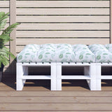 Vidaxl pallet cushion leaf pattern 120x80x12 cm fabric