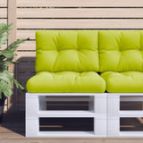 Vidaxl Pallet cushion 50x40x12 cm Fabric Clear green