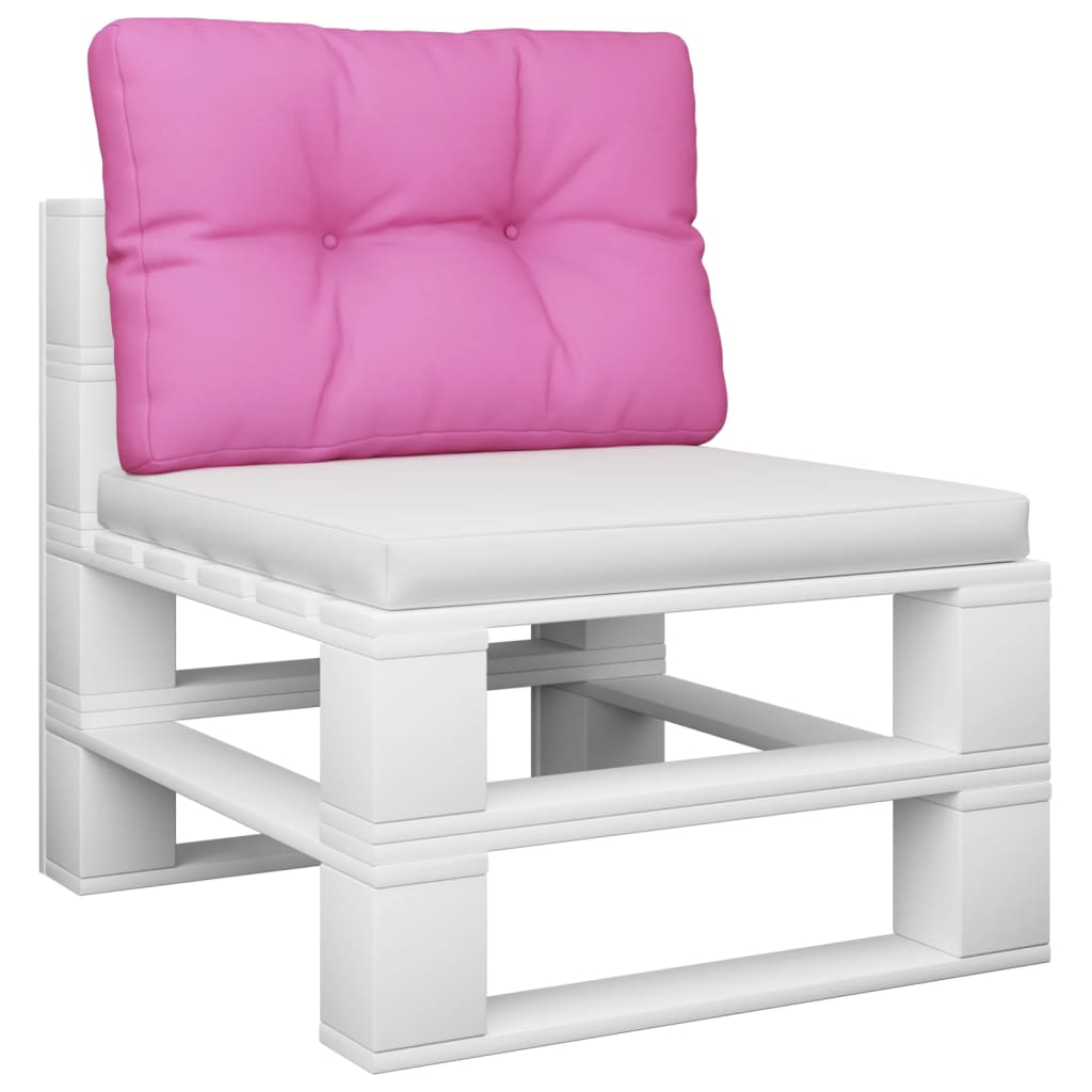 Vidaxl Pallet cushion 50x40x12 cm Fabric Pink
