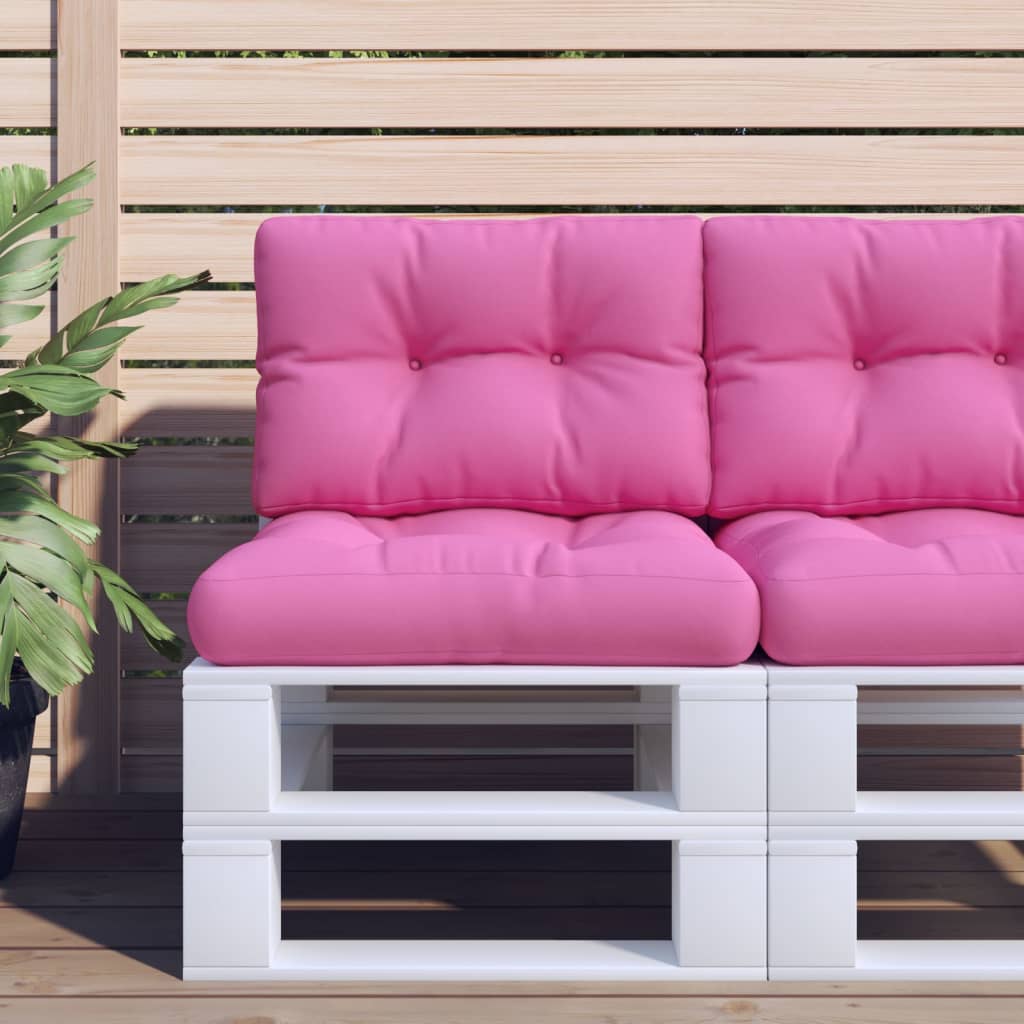 Vidaxl Pallet cushion 50x40x12 cm Fabric Pink
