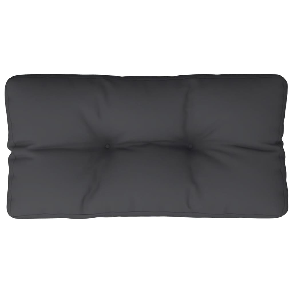 Vidaxl Pallet cushion 70x40x12 cm Fabric Black