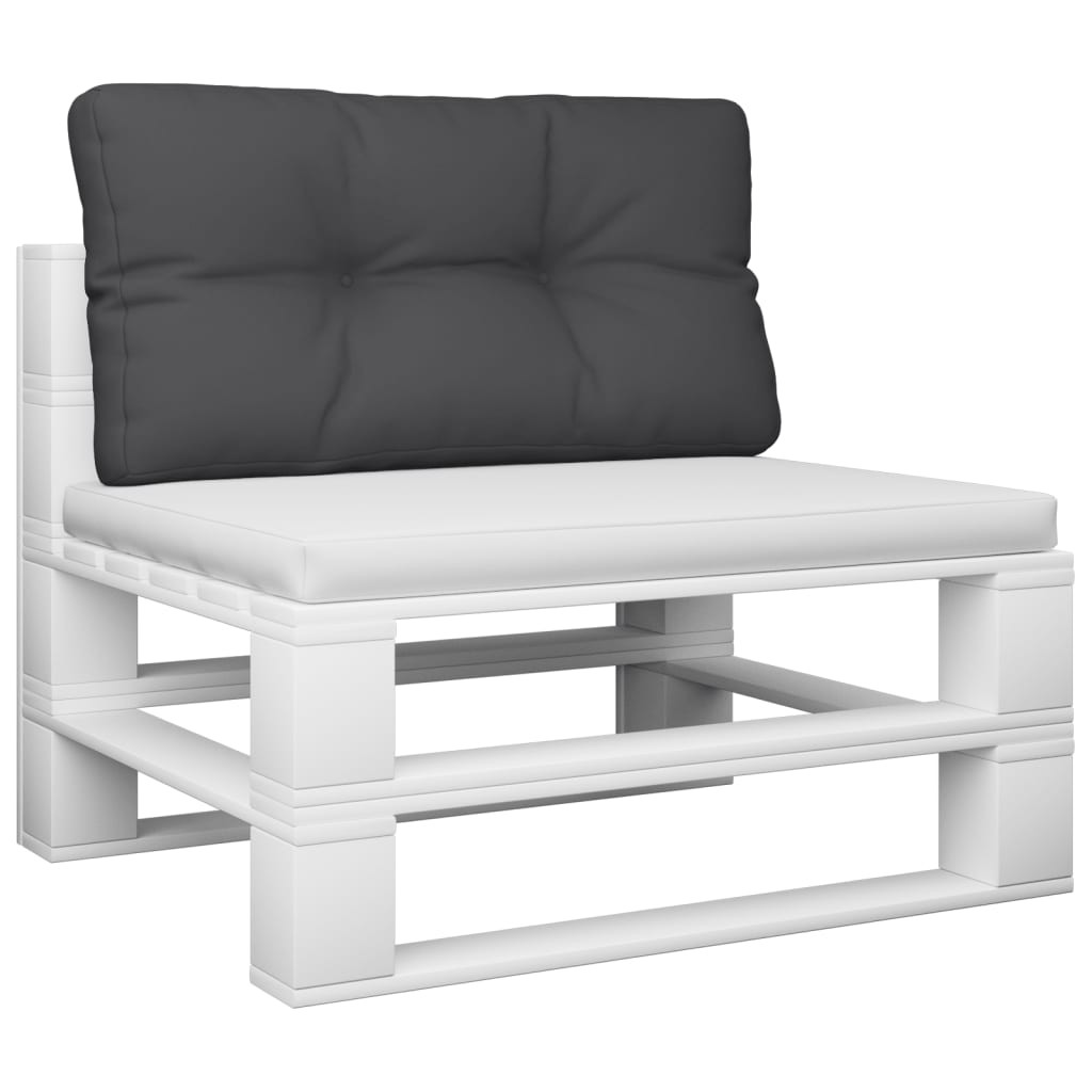 Vidaxl Pallet cushion 70x40x12 cm Fabric Black
