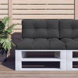 Vidaxl Pallet cushion 70x40x12 cm Fabric Black