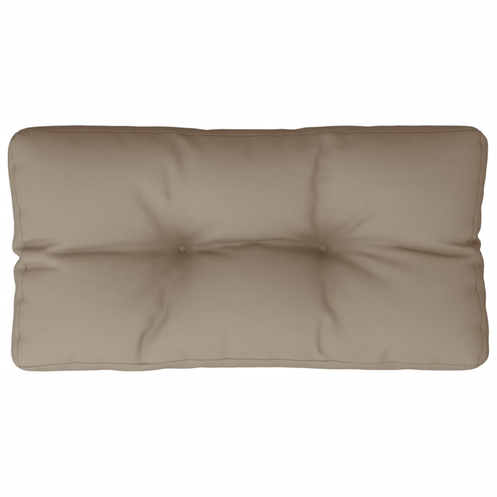 Vidaxl Pallet cushion 70x40x12 cm Fabric taupe