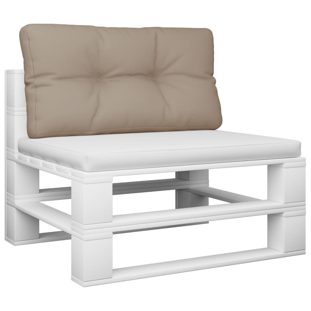 Vidaxl Pallet cushion 70x40x12 cm Fabric taupe