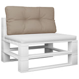 Vidaxl Pallet cushion 70x40x12 cm Fabric taupe