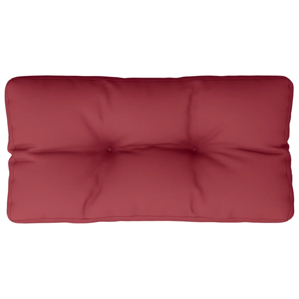 Vidaxl Pallet cushion 70x40x12 cm Fabric wine red
