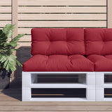 Vidaxl Pallet cushion 70x40x12 cm Fabric wine red