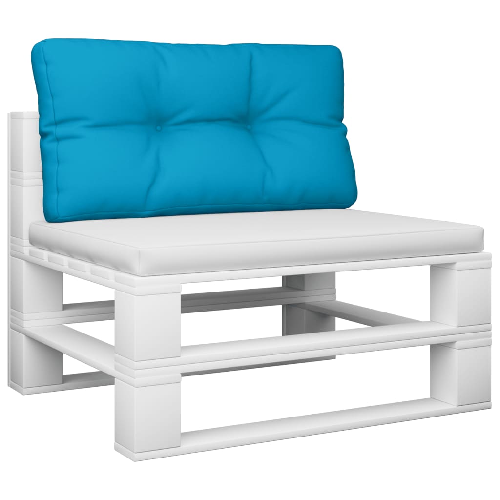 Vidaxl Pallet cushion 80x40x12 cm Fabric light blue