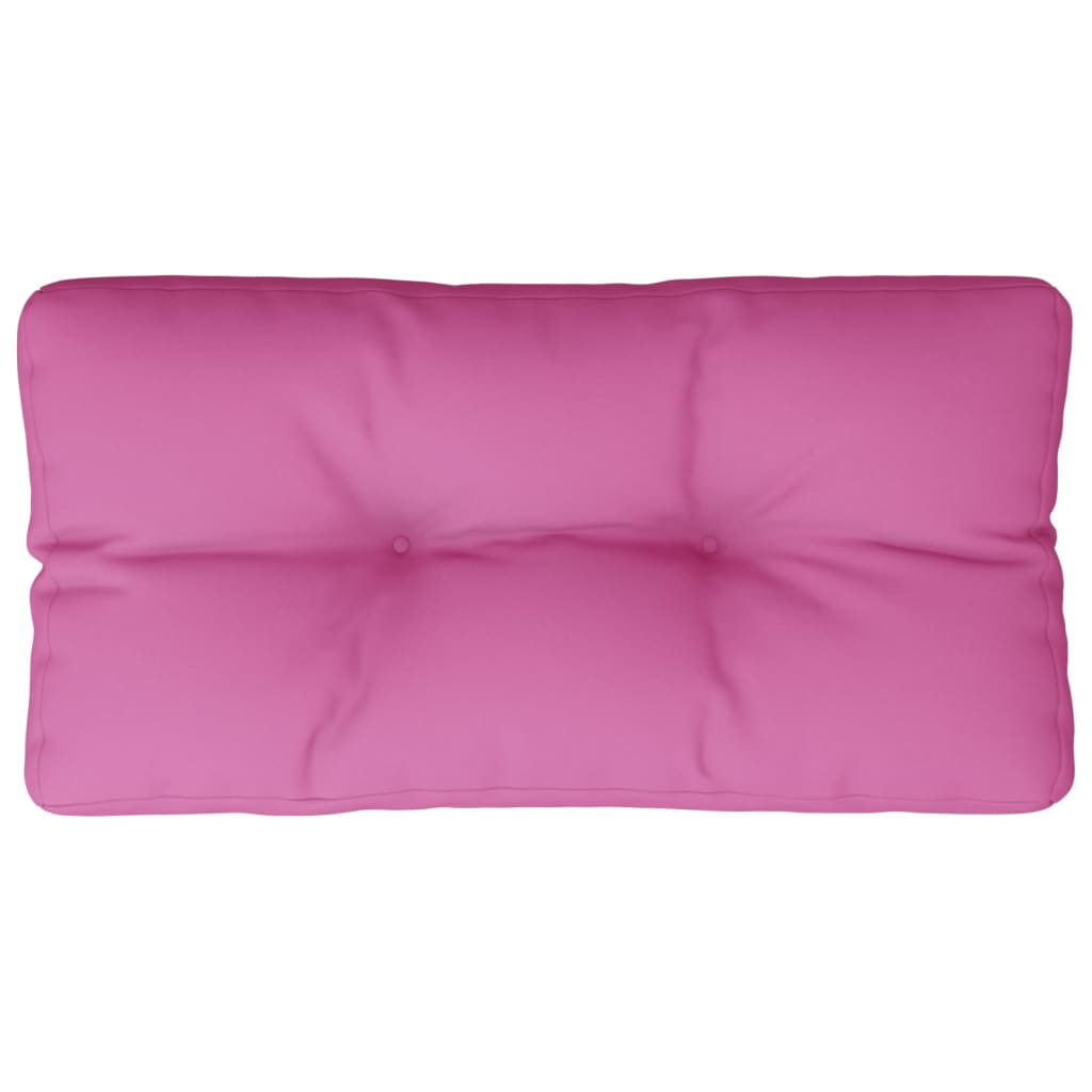 Vidaxl pallpute 80x40x12 cm stoff rosa