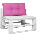 Vidaxl pallpute 80x40x12 cm stoff rosa