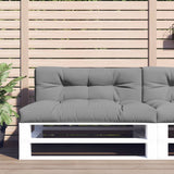 Vidaxl pallpute 120x40x12 cm stoff grå