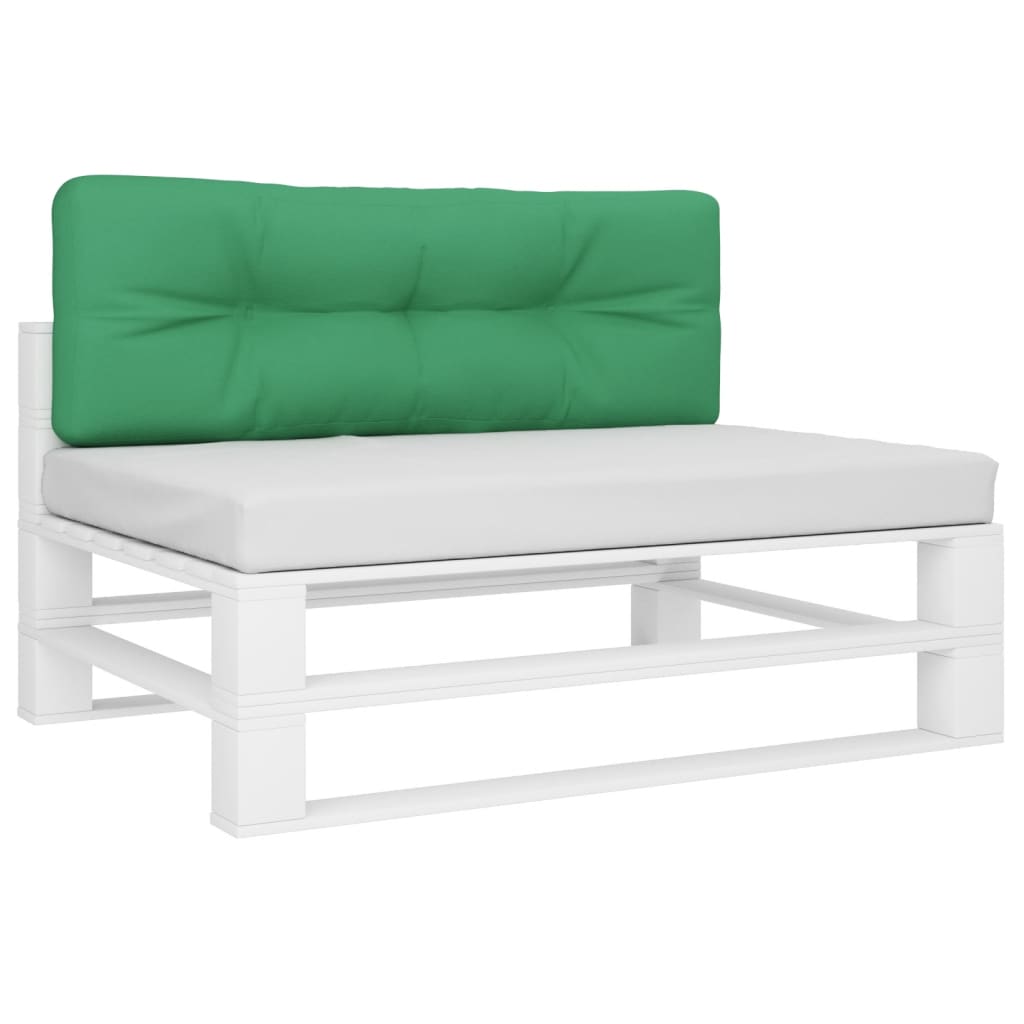 Vidaxl Pallet cushion 120x40x12 cm Fabric green