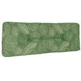 VIDAXL -Palettenkissen 120x40x12 cm Stoffblattmuster