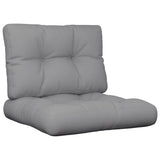 Vidaxl Pallet cushions 2 st fabric gray