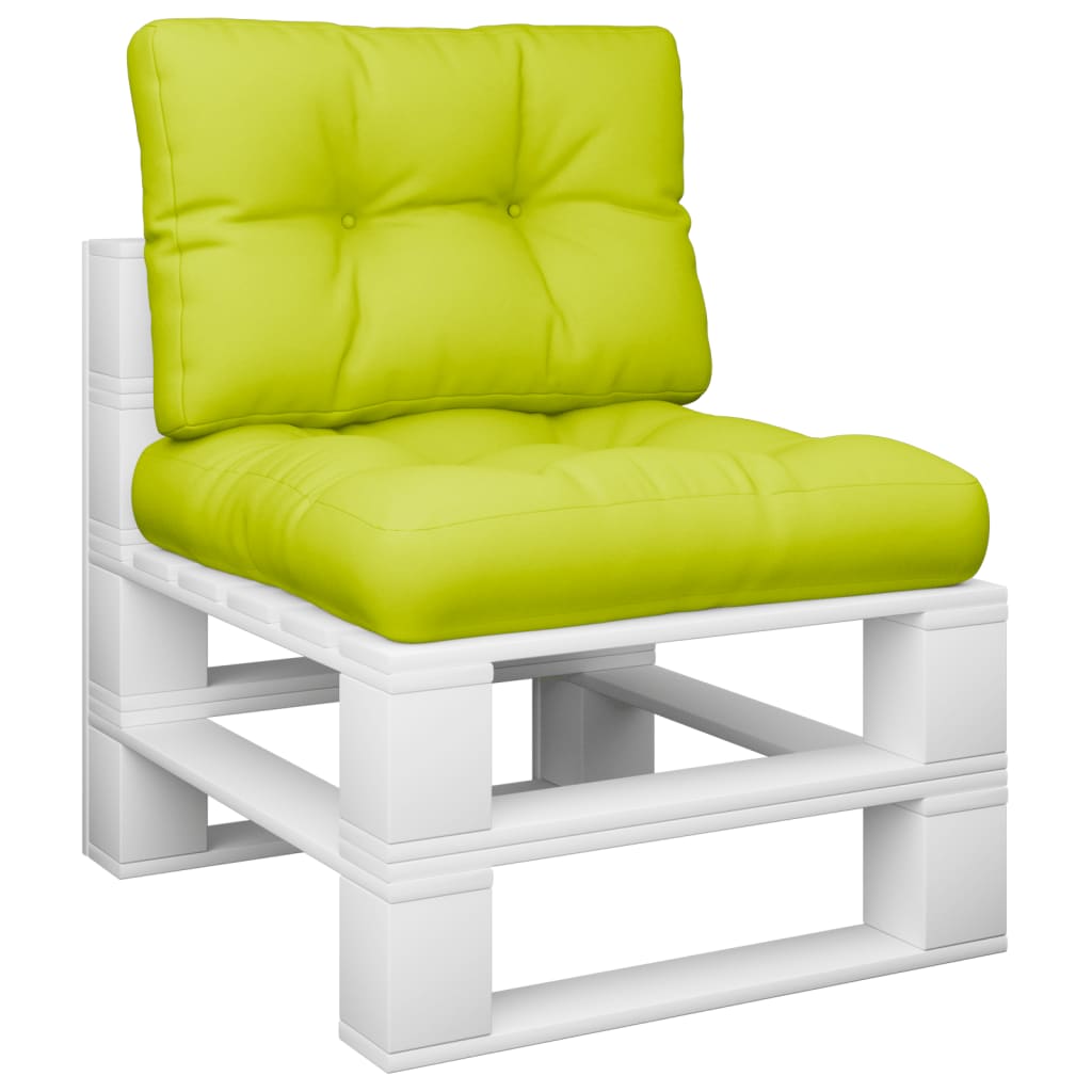 Vidaxl pallepuder 2 st stof lysegrøn