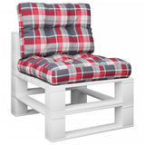 Vidaxl Pallet cushions 2 st fabric diamond pattern red