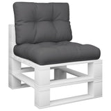 Vidaxl Pallet cushions 2 st fabric anthracite -colored