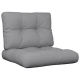 Vidaxl Pallet cushions 2 st fabric gray
