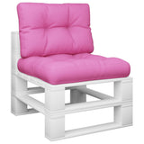 Vidaxl Pallet cushions 2 st fabric pink