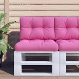 Vidaxl Pallet cushions 2 st fabric pink