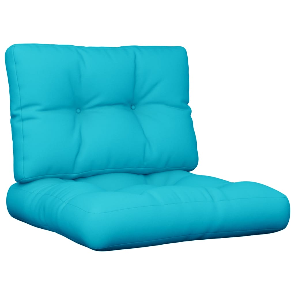 Vidaxl Pallet cushions 2 st fabric turquoise