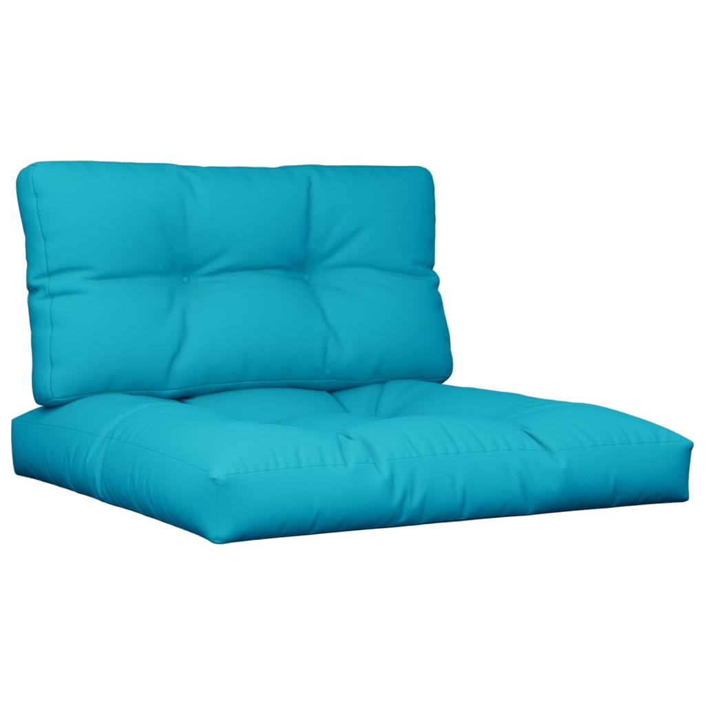 Vidaxl Pallet cushions 2 st fabric turquoise