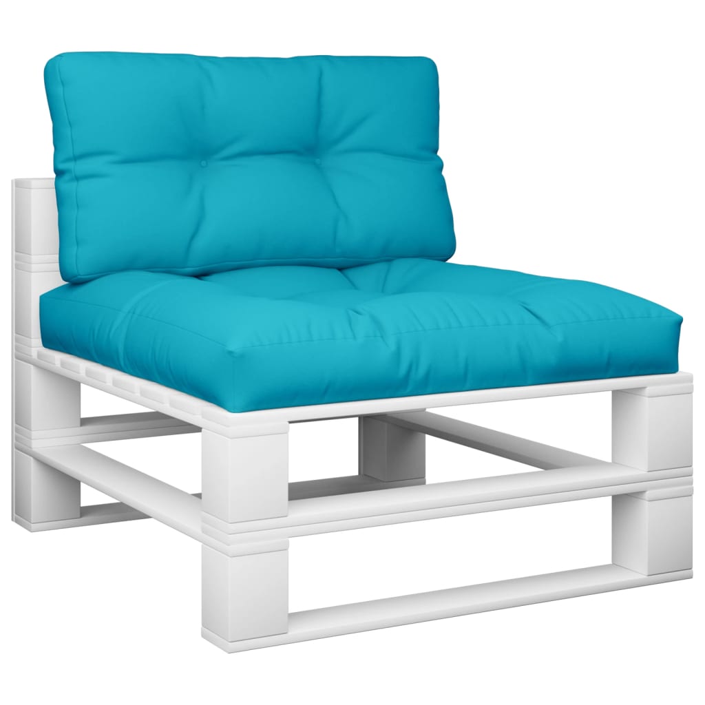 Vidaxl Pallet cushions 2 st fabric turquoise