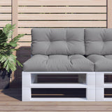 Vidaxl Pallet cushions 2 st fabric gray