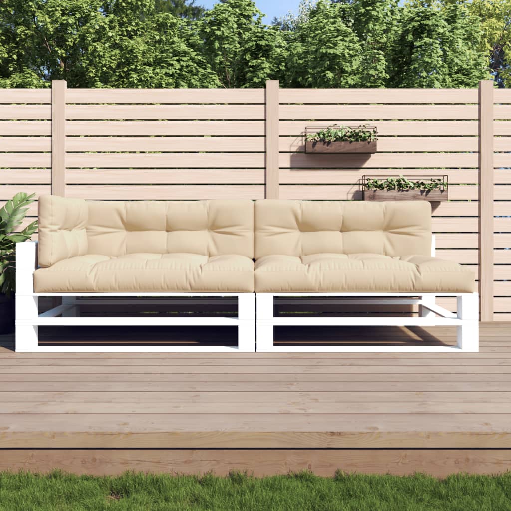 Vidaxl Pallet cushions 5 st fabric beige
