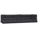 Vidaxl Pallet cushions 5 st fabric black