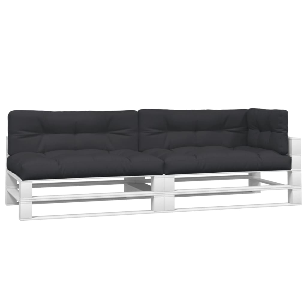 Vidaxl Pallet cushions 5 st fabric black