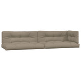 Vidaxl Pallet cushions 5 st fabric taupe