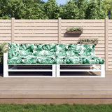 Vidaxl Pallet cushions 5 st fabric leaf pattern