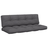 Vidaxl Pallet cushions 2 st fabric anthracite -colored