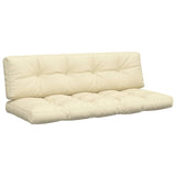 Vidaxl Pallet cushions 2 st fabric crème -colored