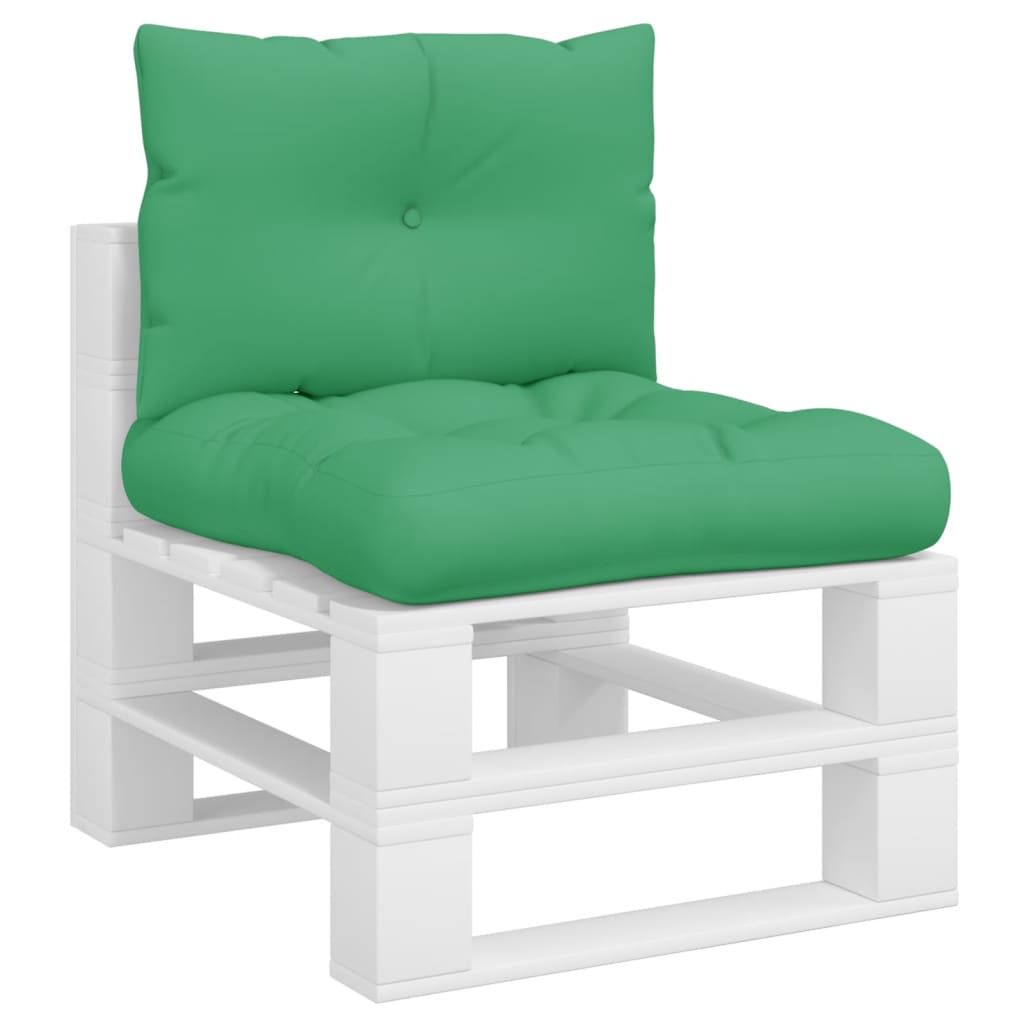Vidaxl Pallet cushions 2 st fabric green