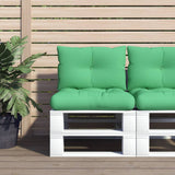 Vidaxl Pallet cushions 2 st fabric green